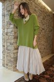 Paloma Pouf Layering Dress Stone